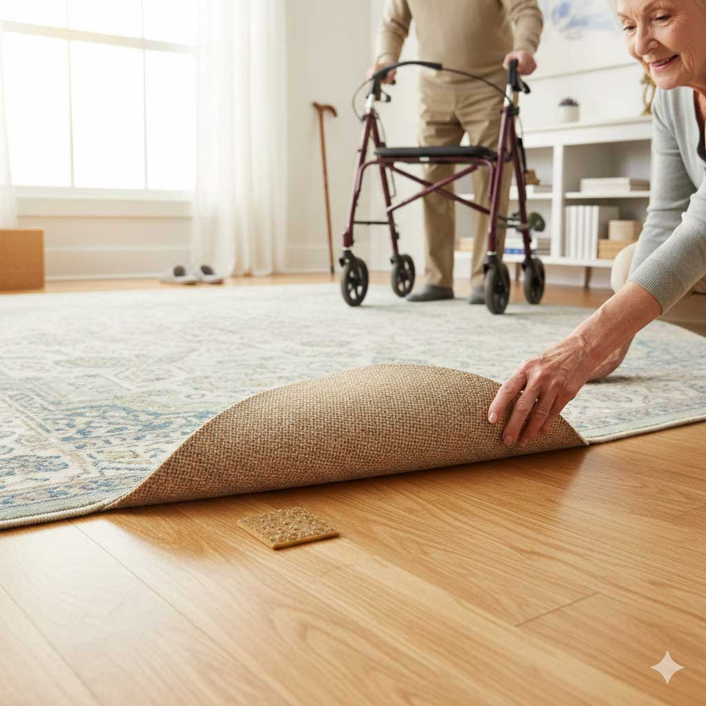 low profile rug pad for hardwood floor