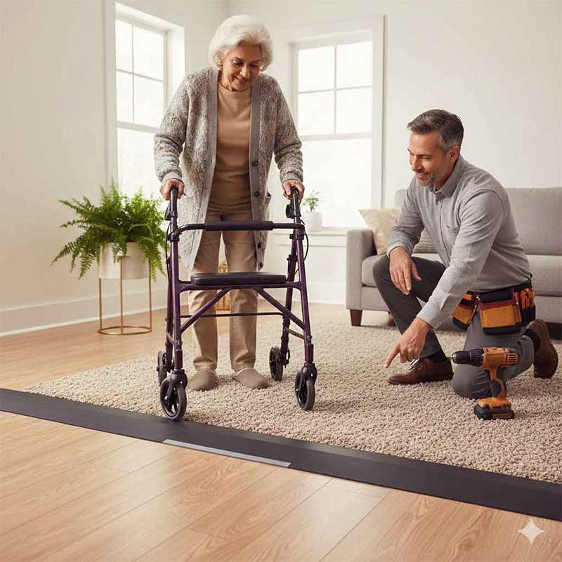 How to Fix Floor Transitions for Walker Safety
