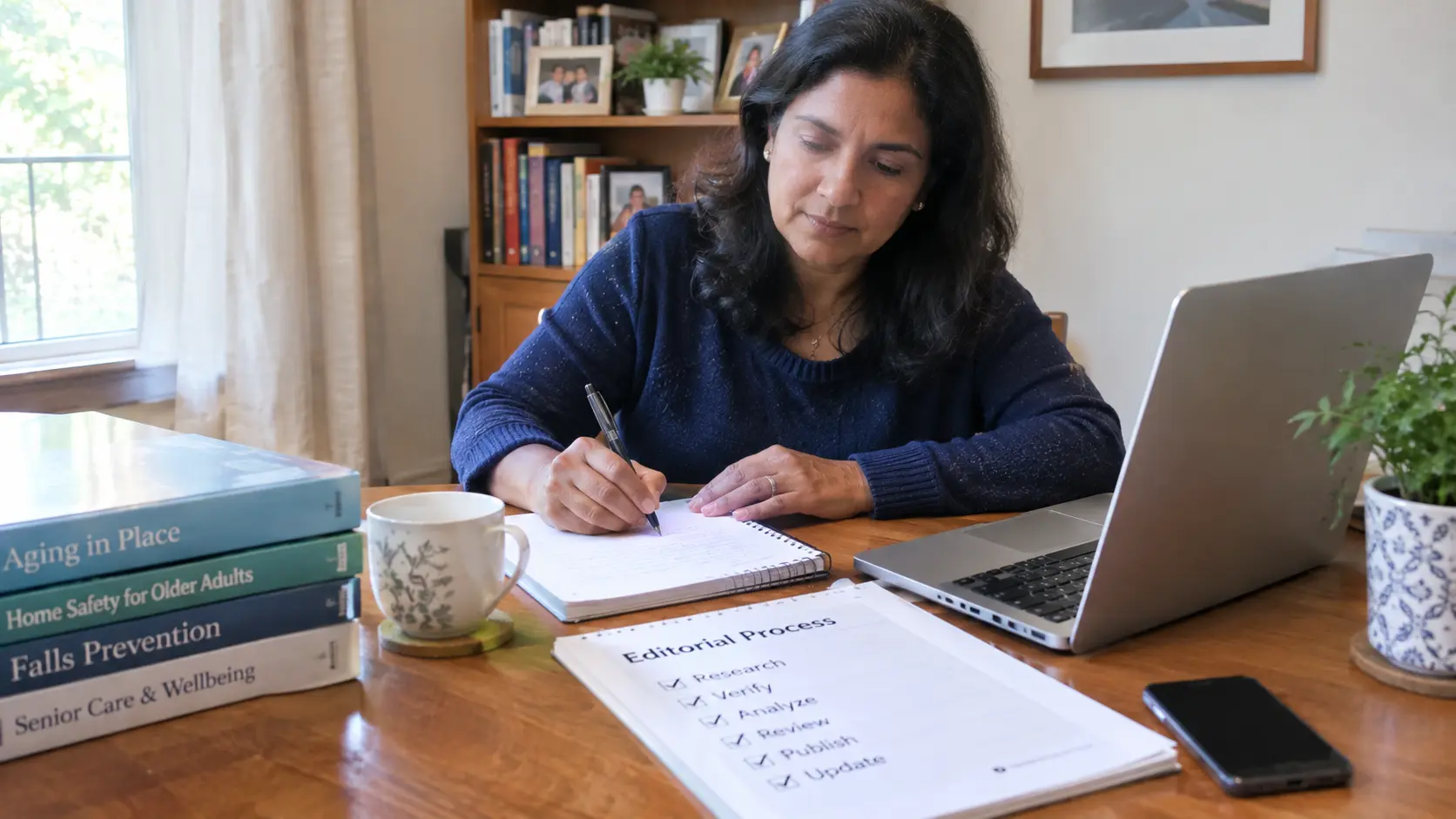 ElderGuardHome editorial process for researching senior home safety guides and products